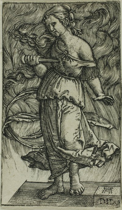 Didon se suicide - Albrecht Altdorfer