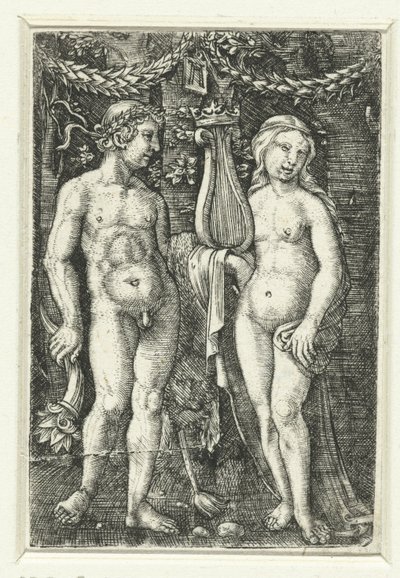 Hercule et une muse - Albrecht Altdorfer