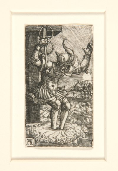 Horatius Cocles sautant dans le Tibre - Albrecht Altdorfer