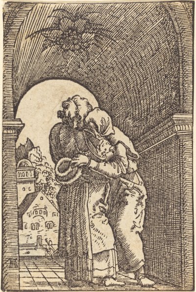 Joachim embrassant Anne - Albrecht Altdorfer
