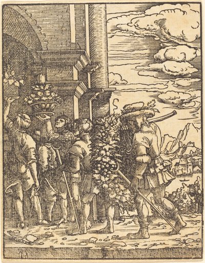 Josué et Caleb - Albrecht Altdorfer