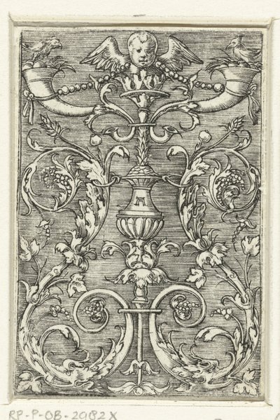 Candélabre avec un chérubin - Albrecht Altdorfer