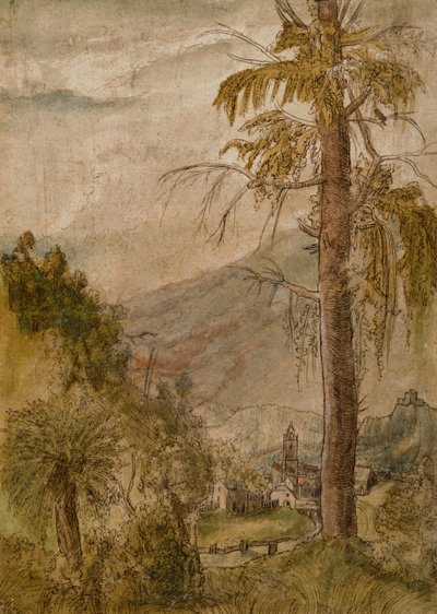 Paysage avec église - Albrecht Altdorfer