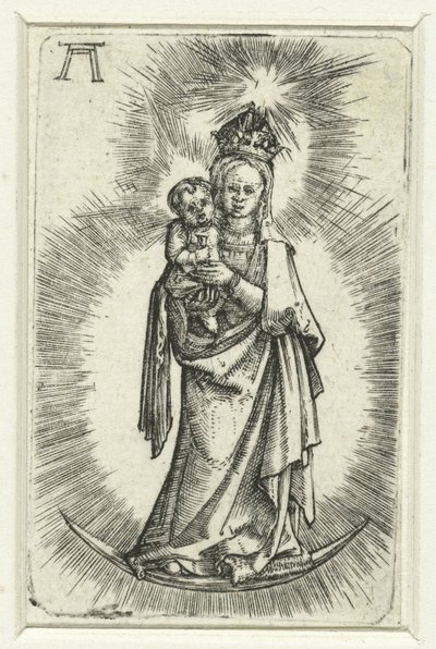 Madone sur le croissant de lune - Albrecht Altdorfer