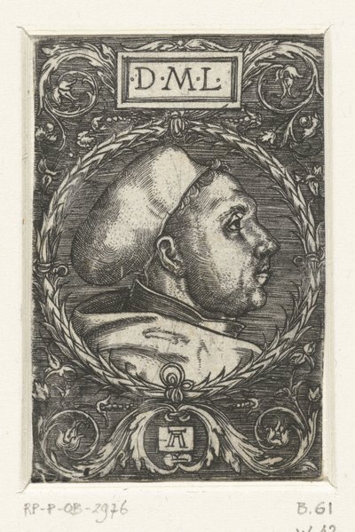 Portrait de Martin Luther - Albrecht Altdorfer