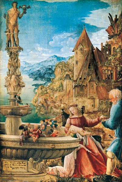 Repos pendant la fuite en Égypte - Albrecht Altdorfer