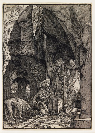 Saint Jérôme dans une grotte - Albrecht Altdorfer