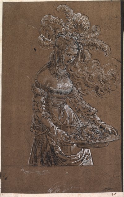 Salomé avec la tête de Saint Jean-Baptiste - Albrecht Altdorfer