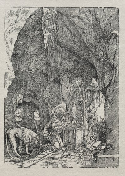 Saint Jérôme dans la grotte - Albrecht Altdorfer