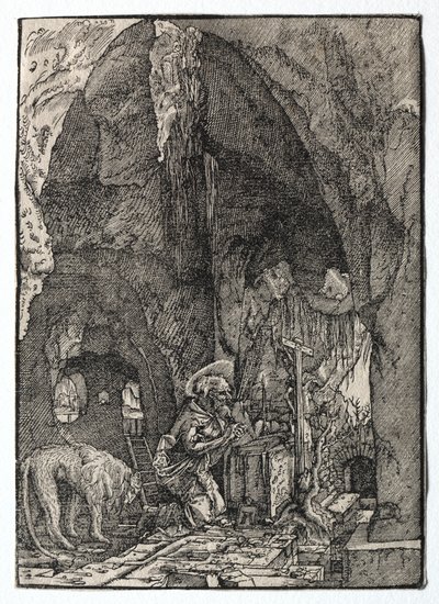 Saint Jérôme dans la grotte - Albrecht Altdorfer