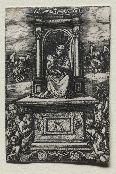 La Belle Vierge de Ratisbonne sur un Autel - Albrecht Altdorfer