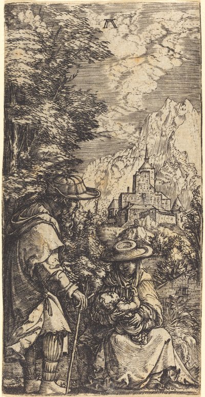 Le repos pendant la fuite en Égypte - Albrecht Altdorfer