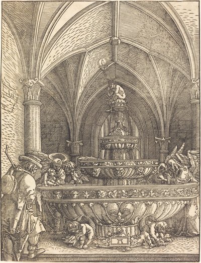 Le Repos pendant la Fuite en Égypte à une Fontaine - Albrecht Altdorfer