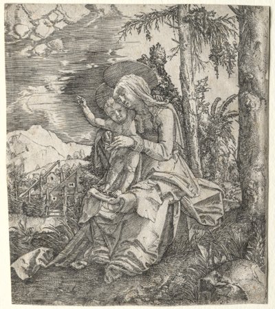 La Vierge dans un paysage - Albrecht Altdorfer