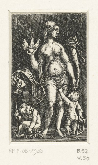 Vénus avec deux putti - Albrecht Altdorfer
