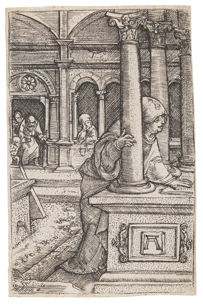 La Vierge Marie cherchant Jésus de douze ans dans le Temple, vers 1519 - Albrecht Altdorfer