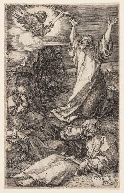 Agonie dans le jardin, de La Passion gravée - Albrecht Dürer