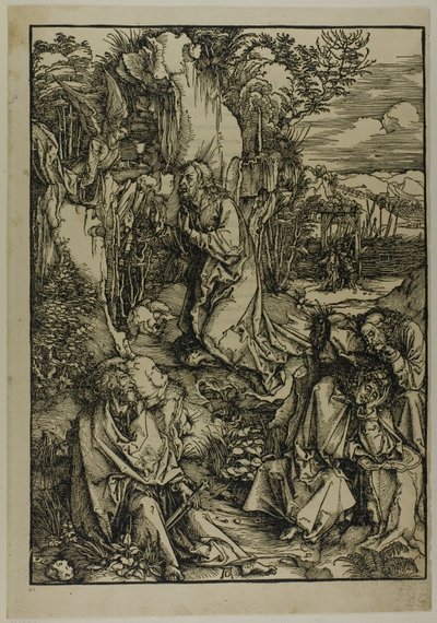 Agonie dans le jardin, de La Grande Passion - Albrecht Dürer