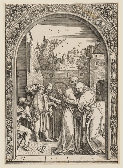 Anne et Joachim sous la Porte dorée - Albrecht Dürer
