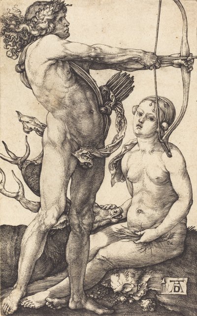 Apollon et Diane, 1504-1505 - Albrecht Dürer