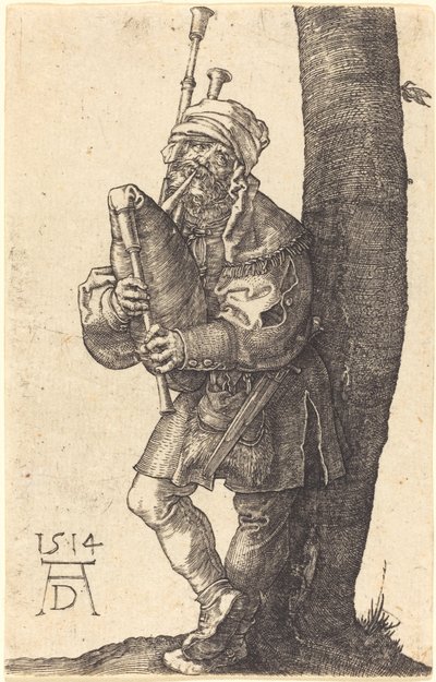 Joueur de cornemuse - Albrecht Dürer
