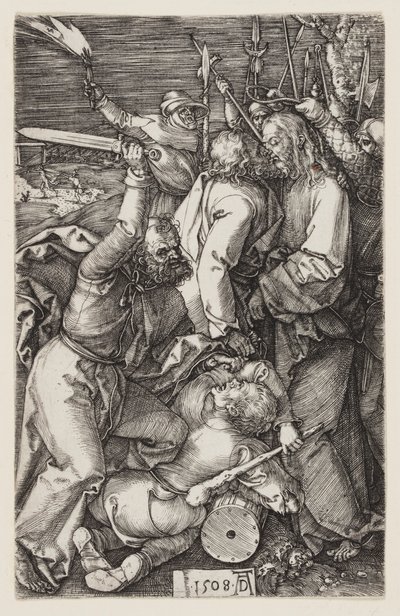 La trahison du Christ, de La Passion gravée - Albrecht Dürer