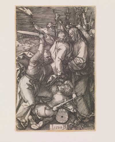 La trahison du Christ de la série La Passion gravée - Albrecht Dürer