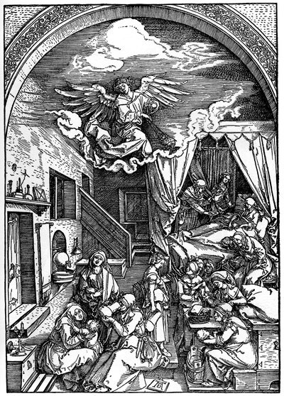 Naissance de la Vierge, 1502-1505, 1936 - Albrecht Dürer