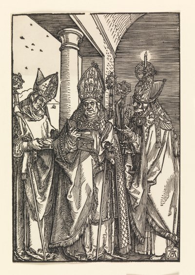 Évêques Nicolas, Ulric, Érasme - Albrecht Dürer