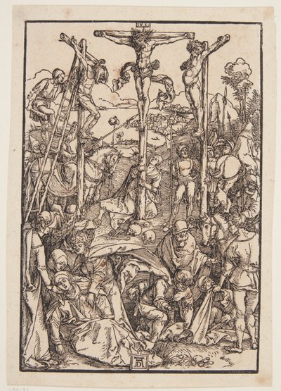 Calvaire (modeste gravure sur bois) - Albrecht Dürer