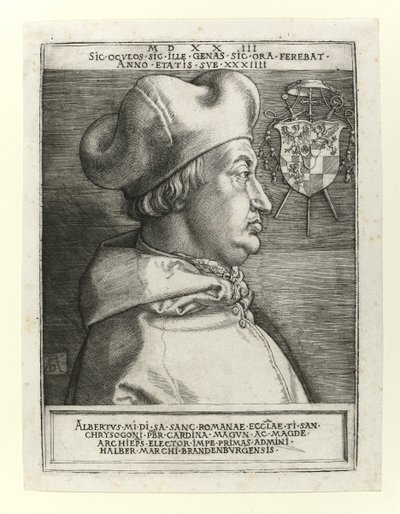 Cardinal Albert de Brandebourg, 1523 - Albrecht Dürer
