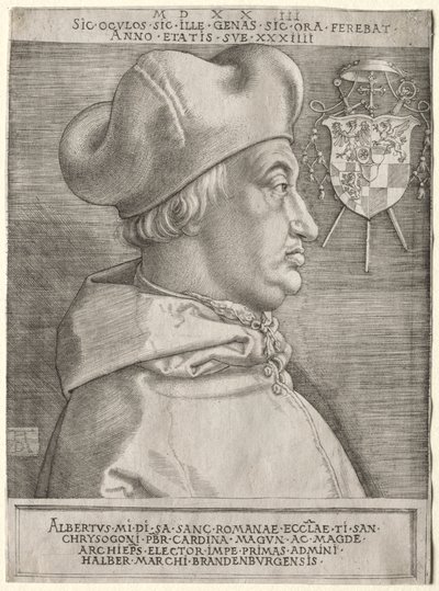 Cardinal Albrecht de Brandebourg - La Grande Plaque - Albrecht Dürer