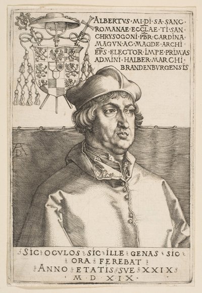 Cardinal Albrecht de Brandebourg - Albrecht Dürer