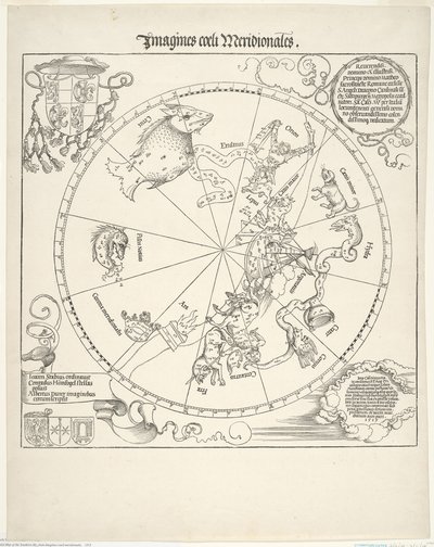 Carte céleste du ciel austral (Imagines coeli meridionalis) - Albrecht Dürer