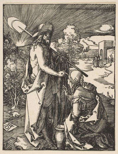 Le Christ apparaissant à Marie-Madeleine (La Petite Passion) - Albrecht Dürer