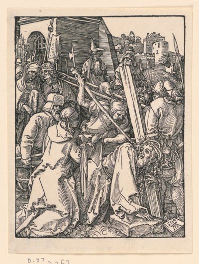 Christ portant la croix, de la série La Petite Passion - Albrecht Dürer