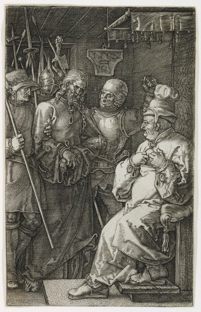Le Christ devant Caïphe - Albrecht Dürer