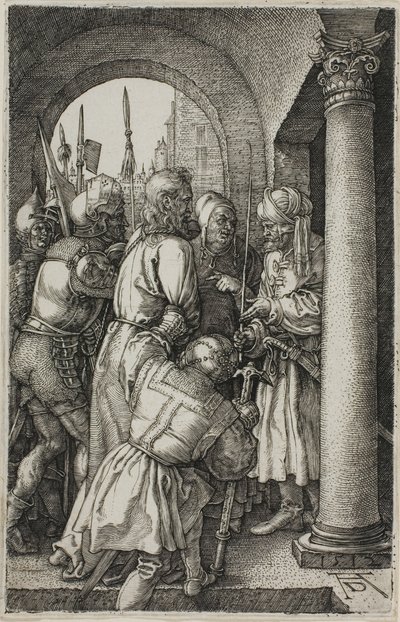 Christ devant Pilate, de La Passion gravée - Albrecht Dürer
