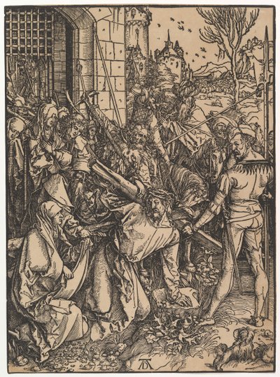 Christ portant la croix, de La Grande Passion, vers 1498 - Albrecht Dürer