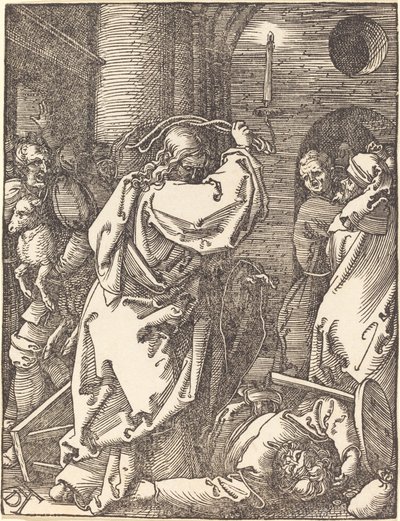Christ Chassant les Marchands du Temple - Albrecht Dürer