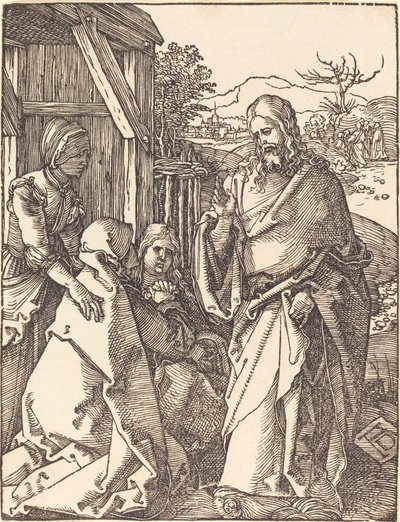 Le Christ prenant congé de sa mère - Albrecht Dürer