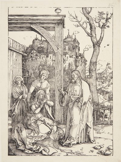 Le Christ prenant congé de sa mère - Albrecht Dürer