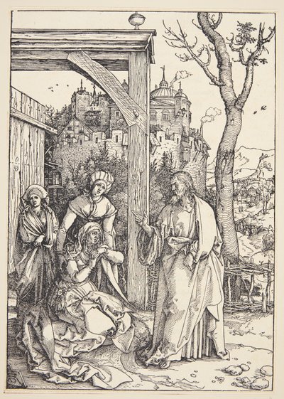 Le Christ prenant congé de sa mère - Albrecht Dürer