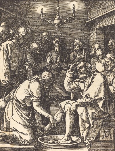 Le Christ lavant les pieds des disciples, 1509-1510 - Albrecht Dürer