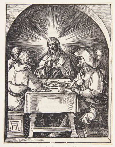 Le Christ à Emmaüs - Albrecht Dürer