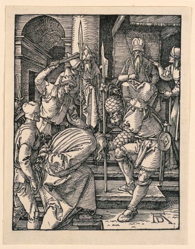 Le Christ devant Anne, de la série La Petite Passion - Albrecht Dürer