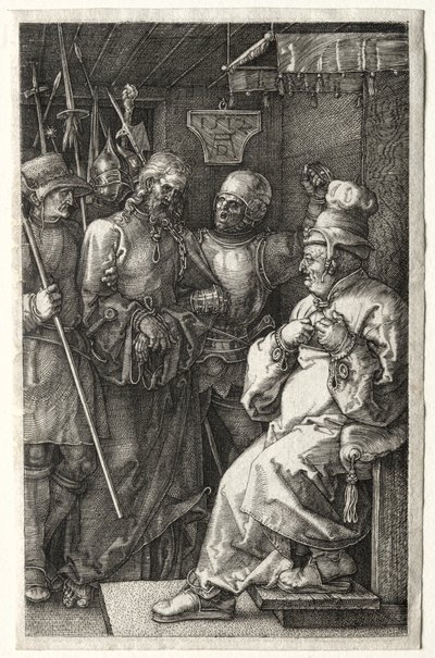 Le Christ devant Caïphe - Albrecht Dürer