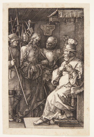 Le Christ devant Caïphe - Albrecht Dürer