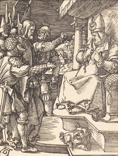 Christ devant Caïphe - Albrecht Dürer