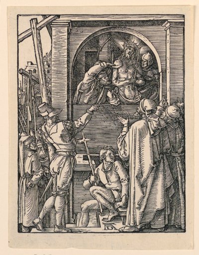 Le Christ devant le peuple (Ecce Homo), de la série La Petite Passion - Albrecht Dürer